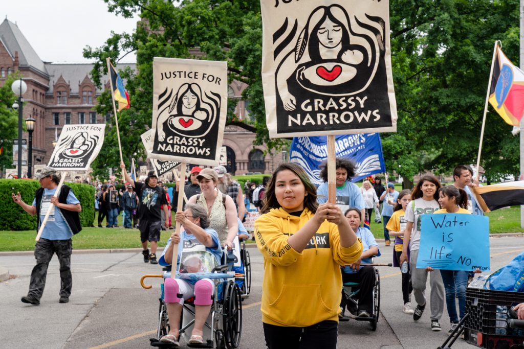 Grassy Narrows 2019 Queen's Park Protest