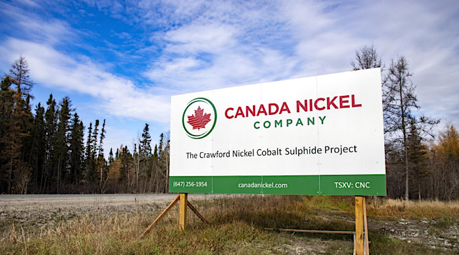 Canada Nickel Crawford Project Ontario